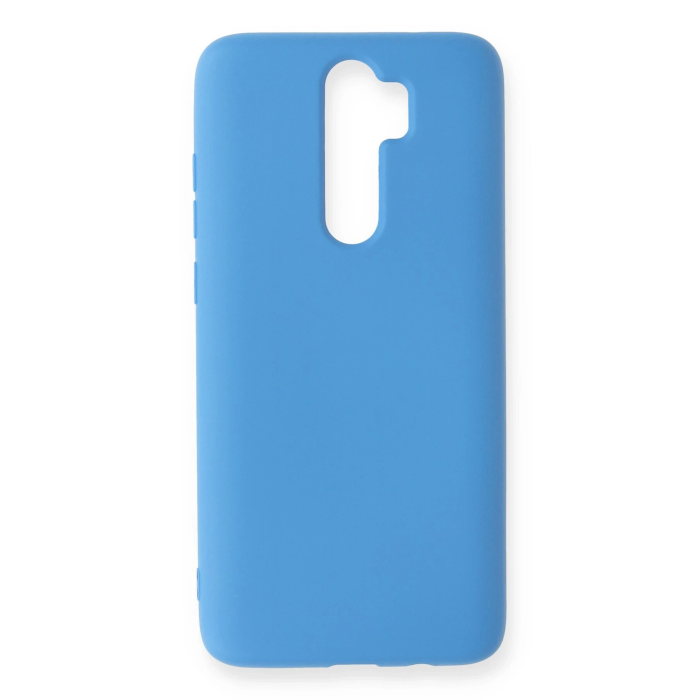 BFS  Xiaomi Redmi Note 8 Pro Kılıf Nano içi Kadife Silikon - Mavi