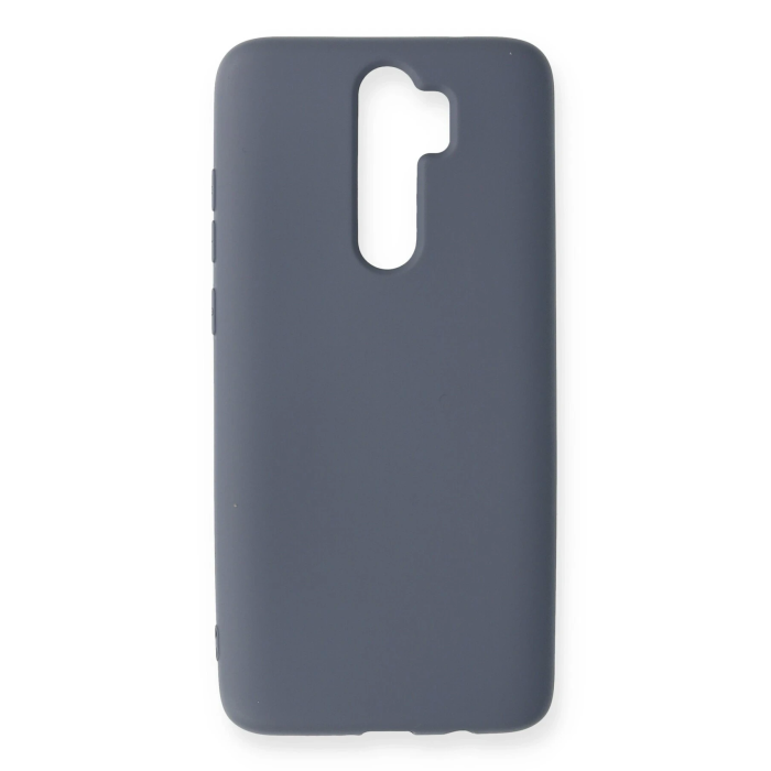 BFS  Xiaomi Redmi Note 8 Pro Kılıf Nano içi Kadife Silikon - Gri