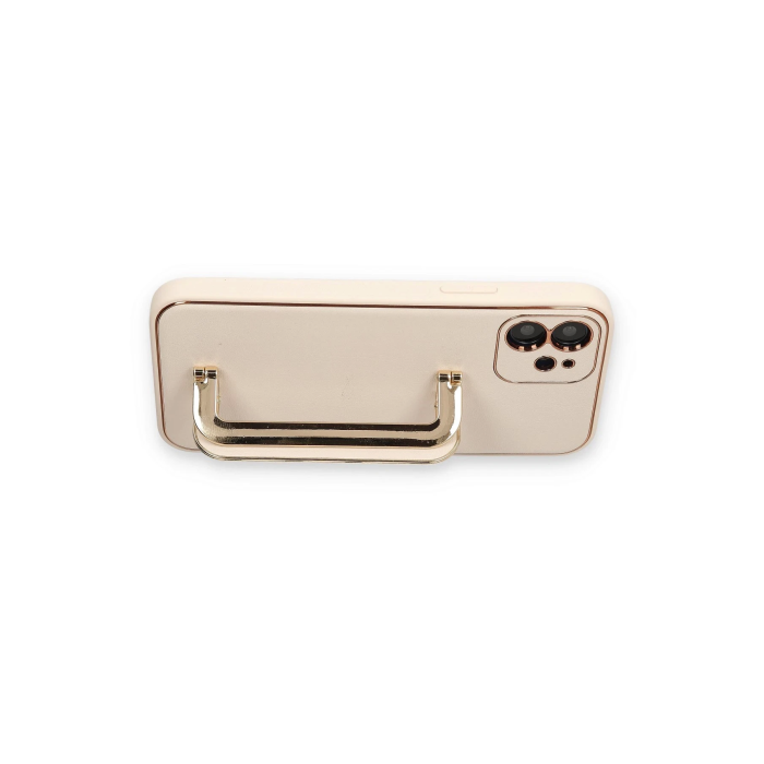 BFS  iPhone 12 Kılıf Coco Elit Kapak - Gold