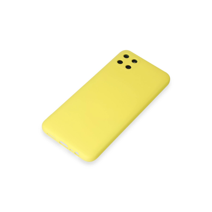 BFS  Realme C11 Kılıf Nano içi Kadife Silikon - Sarı