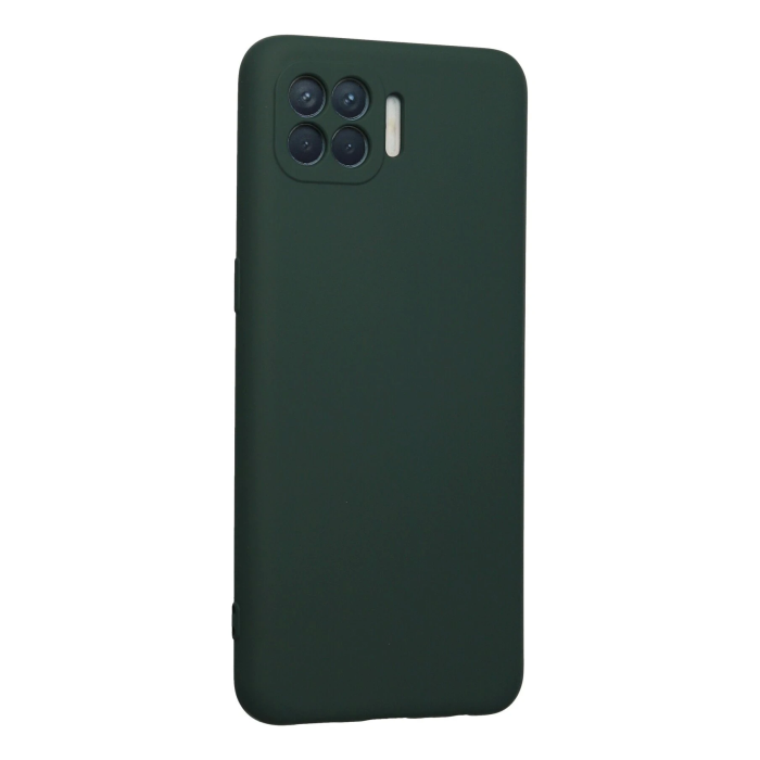 BFS  Oppo Reno 4 Lite Kılıf Nano içi Kadife Silikon - Koyu Yeşil