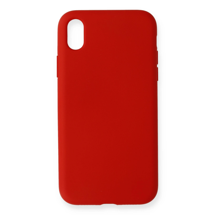 BFS  iPhone XR Kılıf Nano içi Kadife Silikon - Kırmızı