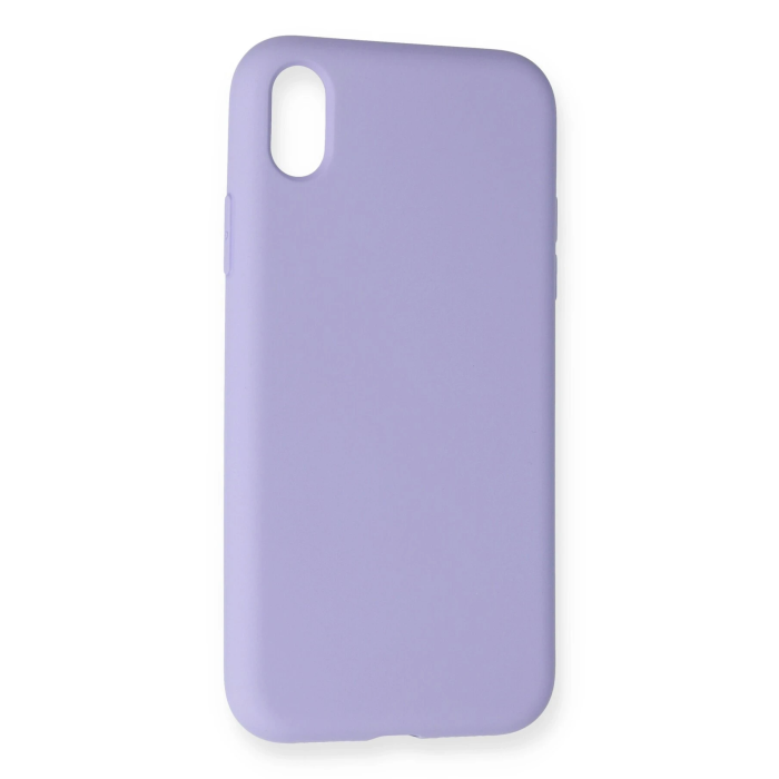 BFS  iPhone XR Kılıf Nano içi Kadife Silikon - Lila