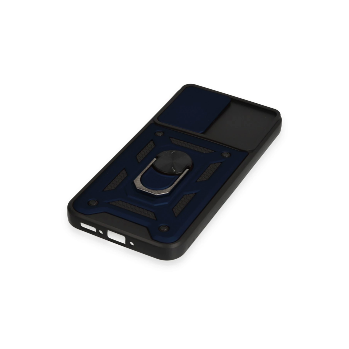BFS  Samsung Galaxy A54 5G Kılıf Pars Lens Yüzüklü Silikon - Lacivert