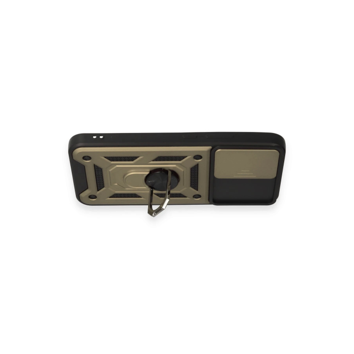 BFS  Samsung Galaxy A54 5G Kılıf Pars Lens Yüzüklü Silikon - Gold