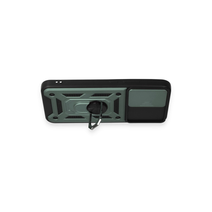 BFS  Samsung Galaxy A54 5G Kılıf Pars Lens Yüzüklü Silikon - Yeşil