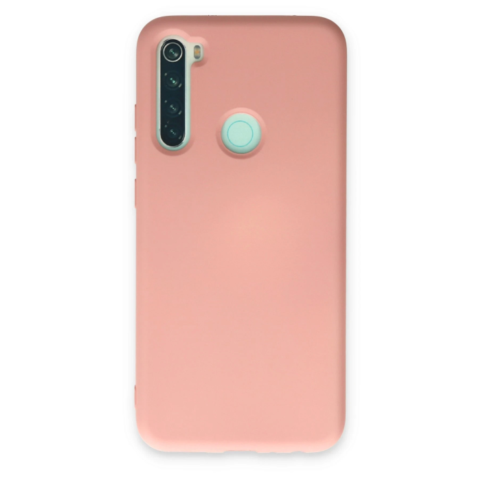 BFS  Xiaomi Redmi Note 8 Kılıf Nano içi Kadife Silikon - Pudra