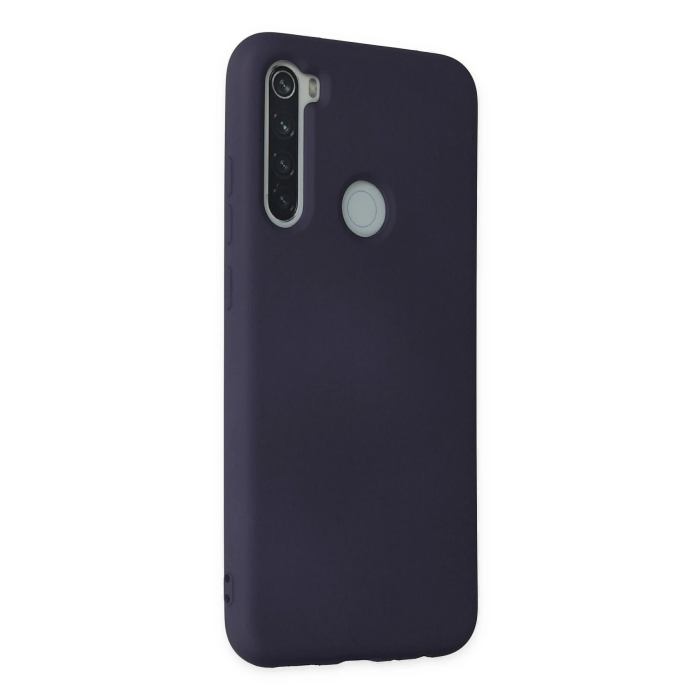 BFS  Xiaomi Redmi Note 8 Kılıf Nano içi Kadife Silikon - Lacivert