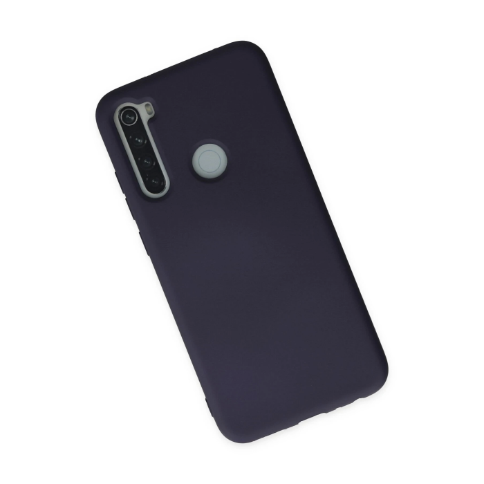 BFS  Xiaomi Redmi Note 8 Kılıf Nano içi Kadife Silikon - Lacivert
