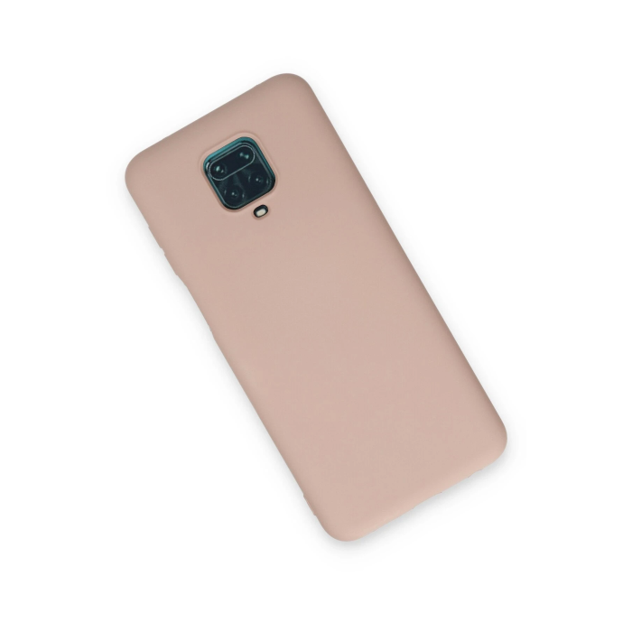 BFS  Xiaomi Redmi Note 9 Pro Kılıf Nano içi Kadife Silikon - Pudra
