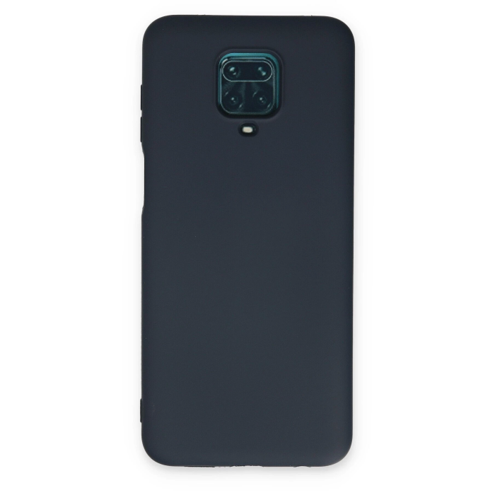 BFS  Xiaomi Redmi Note 9 Pro Kılıf Nano içi Kadife Silikon - Lacivert