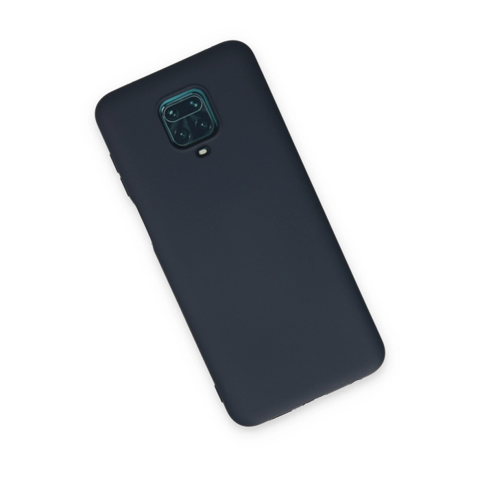 BFS  Xiaomi Redmi Note 9 Pro Kılıf Nano içi Kadife Silikon - Lacivert
