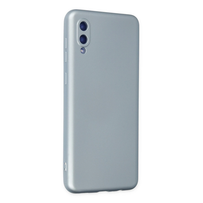 BFS  Samsung Galaxy A02 Kılıf Nano içi Kadife Silikon - Sky Blue