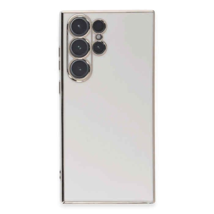 BFS  Samsung Galaxy S23 Ultra Kılıf Volet Silikon - Beyaz