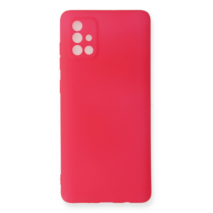 BFS  Samsung Galaxy A71 Kılıf First Silikon - Pembe