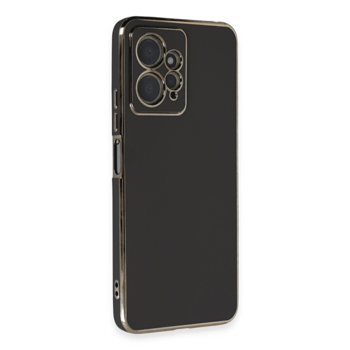 BFS  Xiaomi Redmi Note 12 4G Kılıf Volet Silikon - Siyah