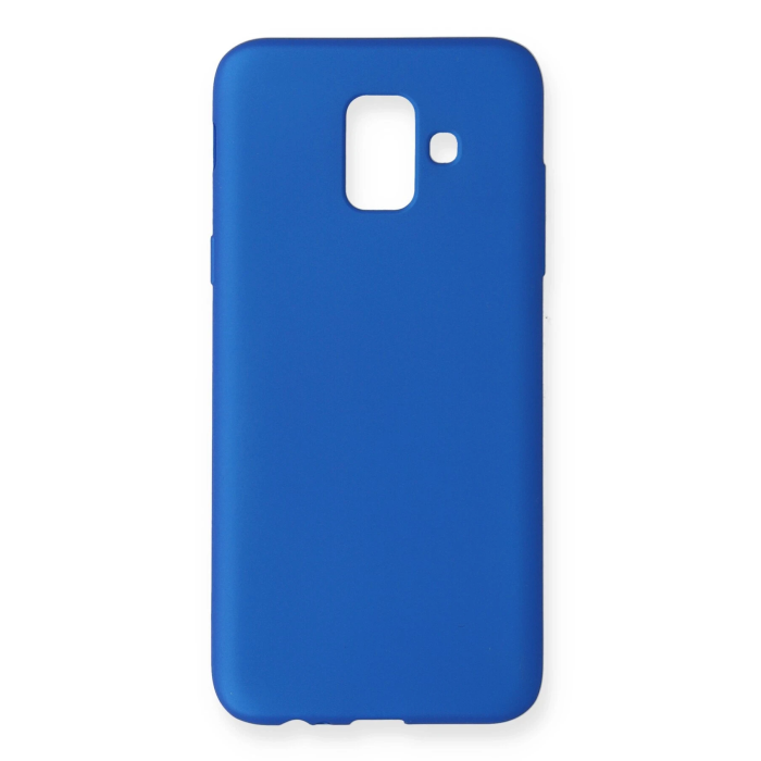 BFS  Samsung Galaxy A6 2018 Kılıf First Silikon - Mavi
