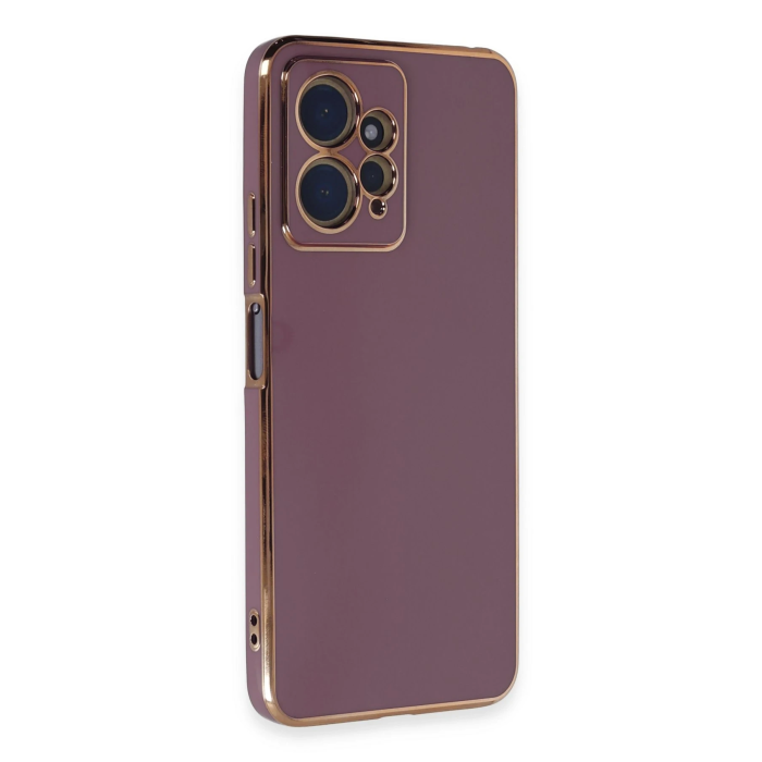 BFS  Xiaomi Redmi Note 12 4G Kılıf Volet Silikon - Mor
