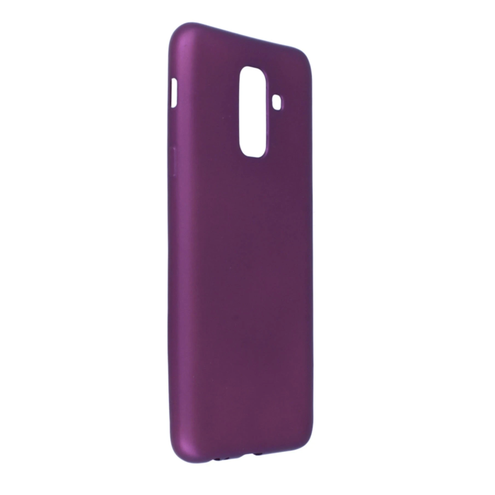 BFS  Samsung Galaxy A6 Plus 2018 Kılıf First Silikon - Mürdüm