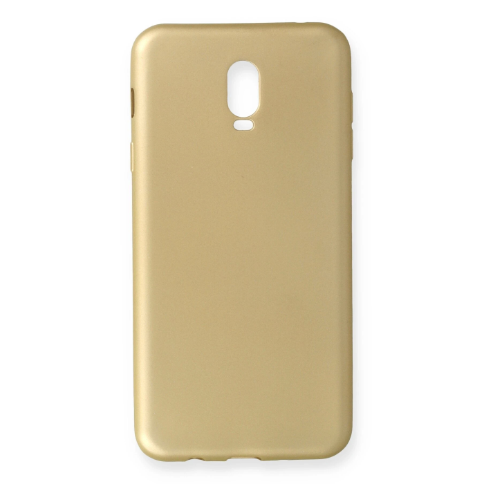 BFS  Samsung Galaxy C8 Kılıf First Silikon - Gold