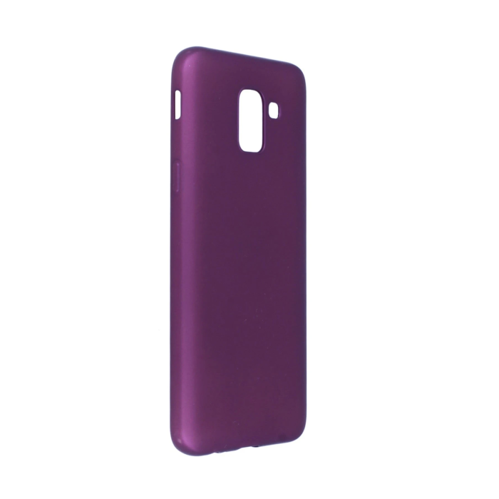 BFS  Samsung Galaxy J6 Kılıf First Silikon - Mürdüm