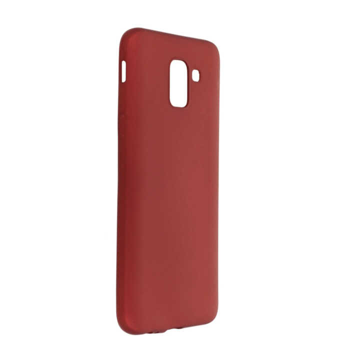 BFS  Samsung Galaxy J6 Kılıf First Silikon - Bordo