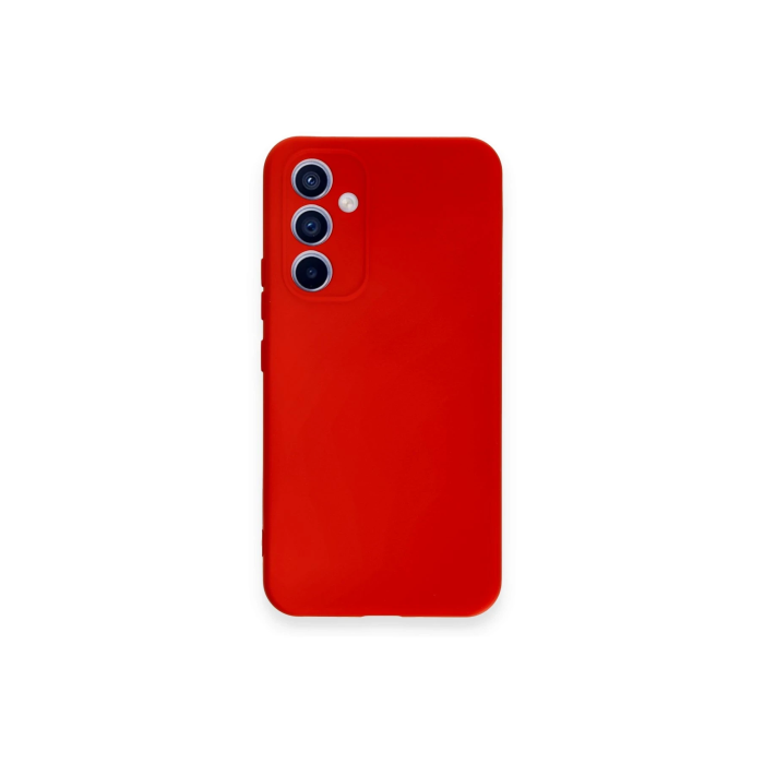 BFS  Samsung Galaxy A34 5G Kılıf Nano içi Kadife Silikon - Kırmızı