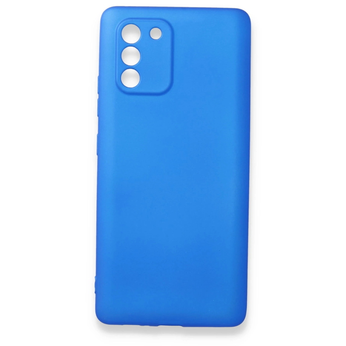 BFS  Samsung Galaxy A91 / S10 Lite Kılıf First Silikon - Mavi