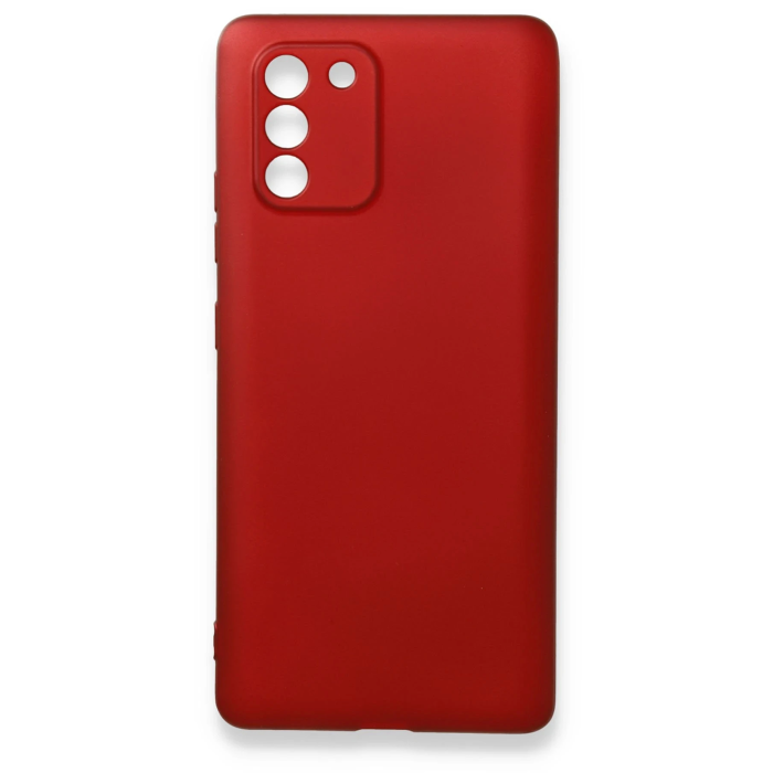 BFS  Samsung Galaxy A91 / S10 Lite Kılıf First Silikon - Bordo