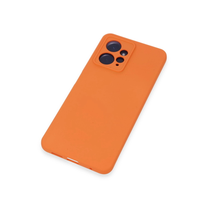 BFS  Xiaomi Redmi Note 12 4G Kılıf Nano içi Kadife Silikon - Turuncu