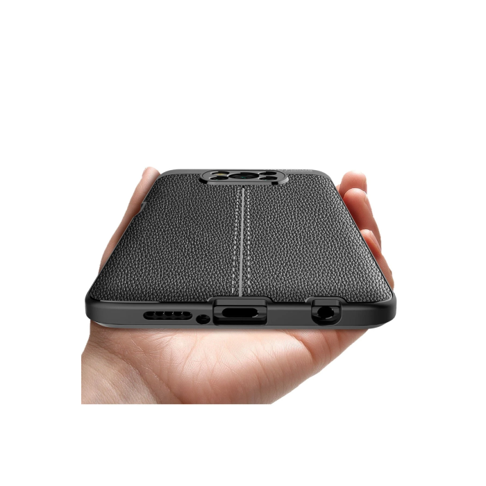 BFS  Xiaomi Pocophone X3 Kılıf Auto Focus Kapak - Kırmızı
