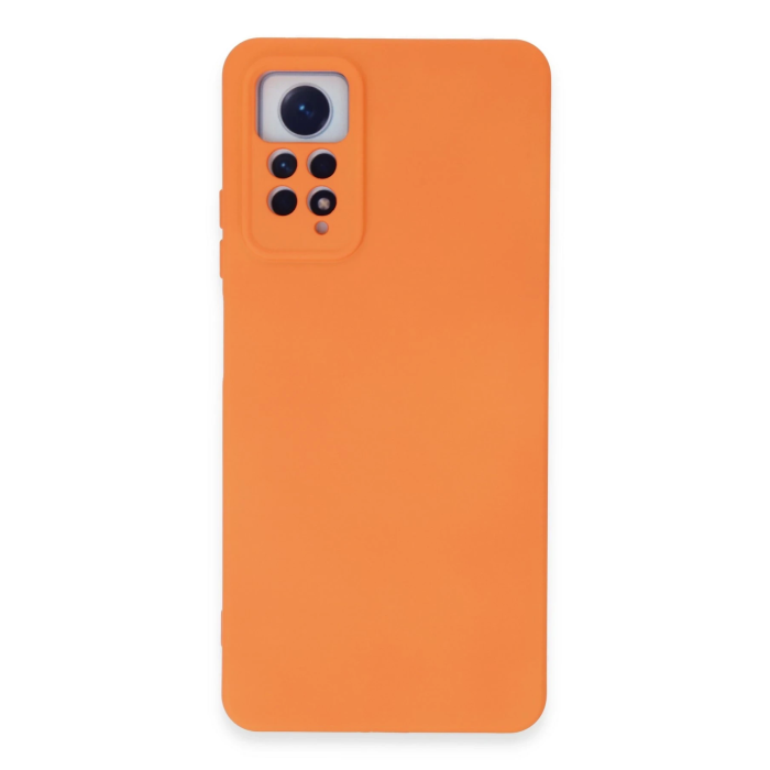 BFS  Xiaomi Redmi Note 12 Pro 4G Kılıf Nano içi Kadife Silikon - Turuncu