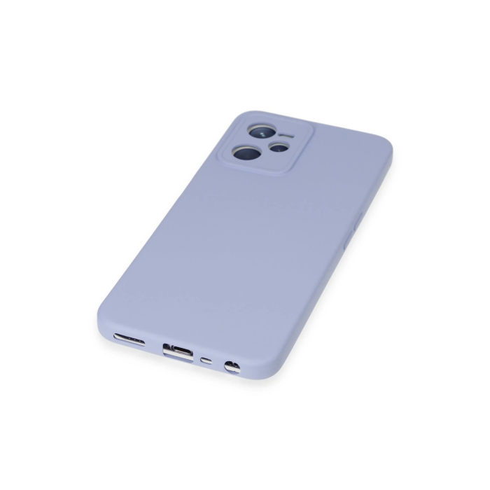 BFS  Realme C35 Kılıf Nano içi Kadife Silikon - Lila