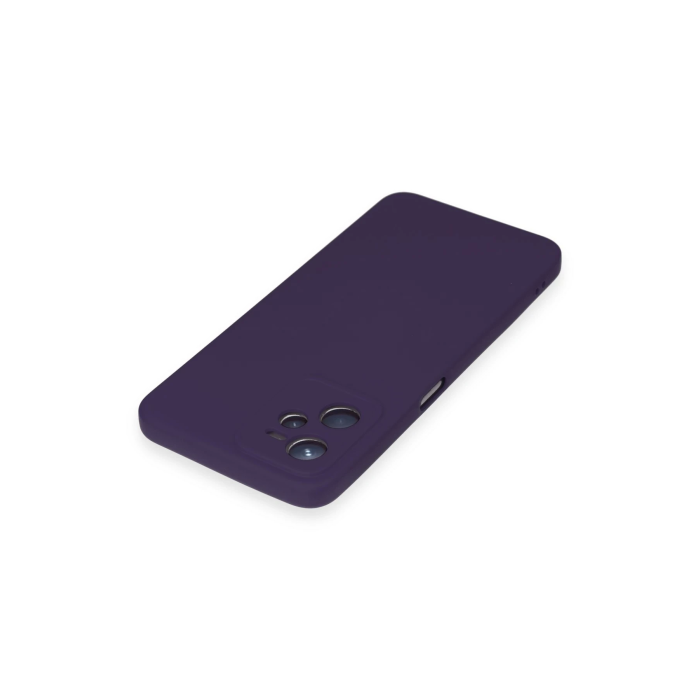 BFS  Realme C35 Kılıf Nano içi Kadife Silikon - Mor