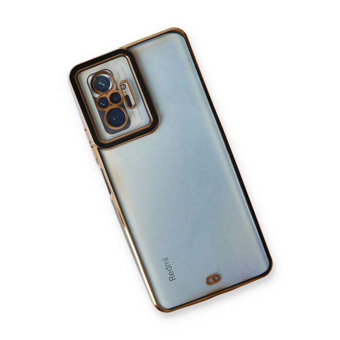 BFS  Xiaomi Redmi Note 10 Pro Kılıf Liva Lens Silikon - Siyah