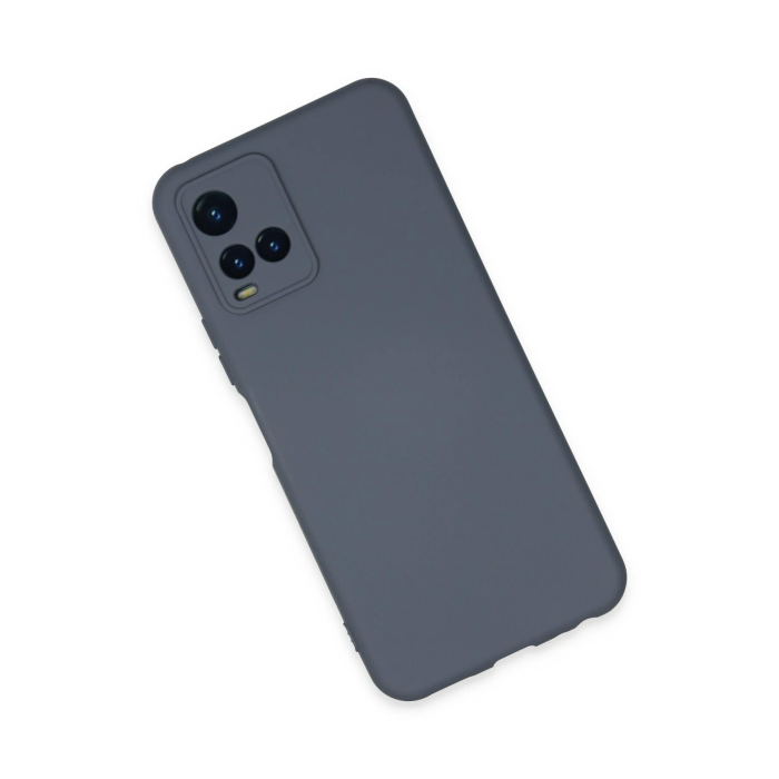 BFS  Vivo Y21S Kılıf Nano içi Kadife Silikon - Gri