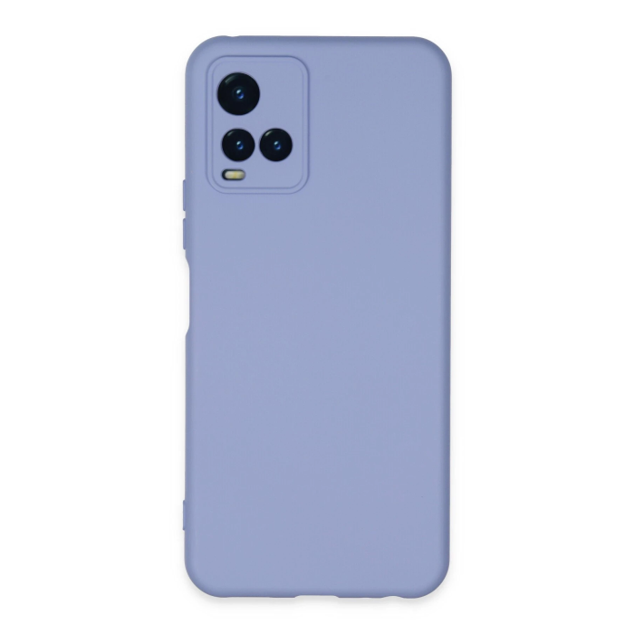 BFS  Vivo Y21S Kılıf Nano içi Kadife Silikon - Lila