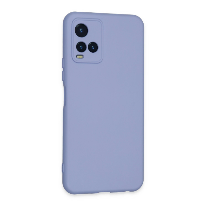 BFS  Vivo Y21S Kılıf Nano içi Kadife Silikon - Lila