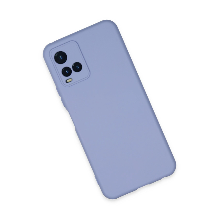 BFS  Vivo Y21S Kılıf Nano içi Kadife Silikon - Lila