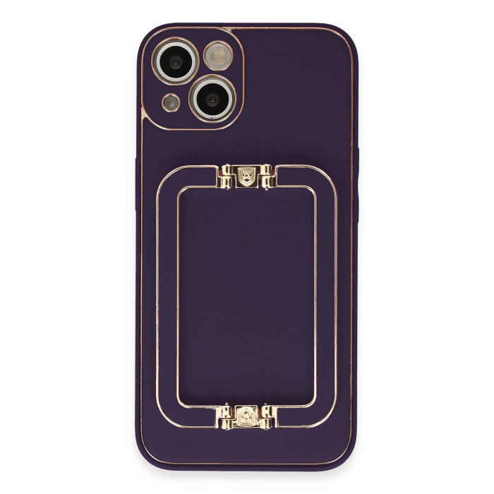 BFS  iPhone 14 Kılıf Coco Elit Kapak - Derin Mor