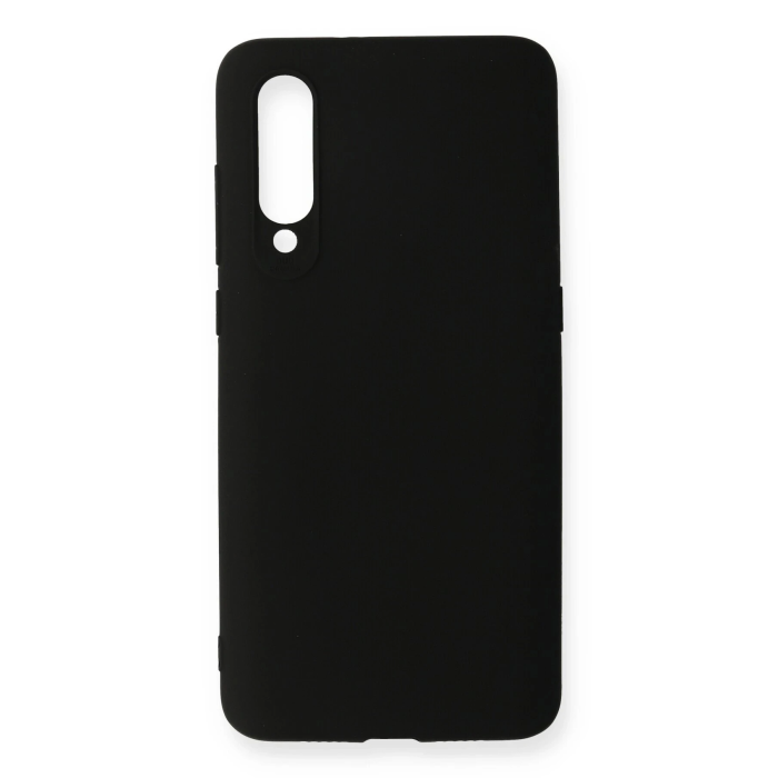 BFS  Xiaomi Mi 9 Kılıf First Silikon - Siyah