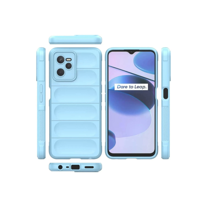 BFS  Realme C35 Kılıf Optimum Silikon - Sky Blue
