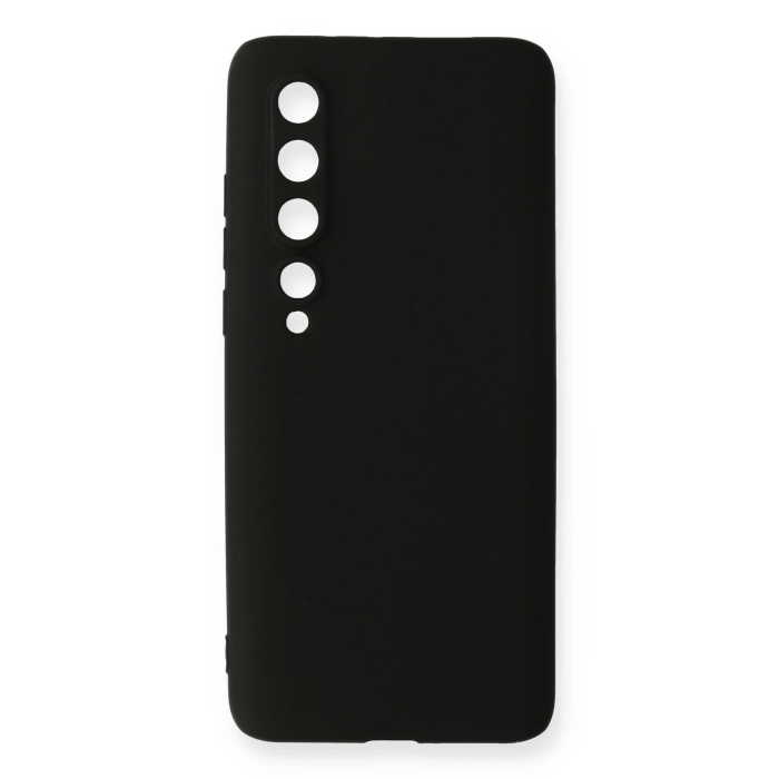 BFS  Xiaomi Mi 10 Kılıf First Silikon - Siyah