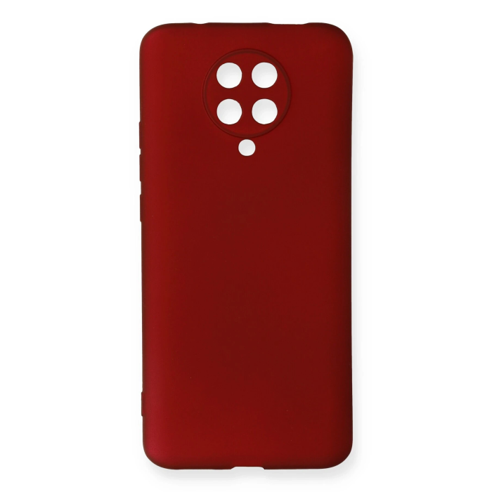 BFS  Xiaomi K30 Pro Kılıf First Silikon - Bordo