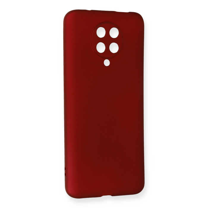BFS  Xiaomi K30 Pro Kılıf First Silikon - Bordo