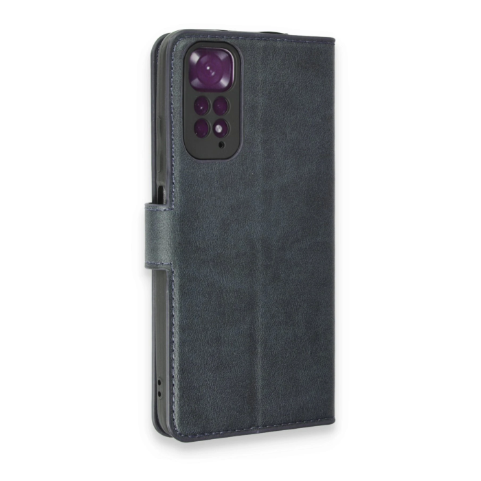 BFS  Xiaomi Redmi Note 11 Pro Kılıf Trend S Plus Kapaklı Kılıf - Lacivert
