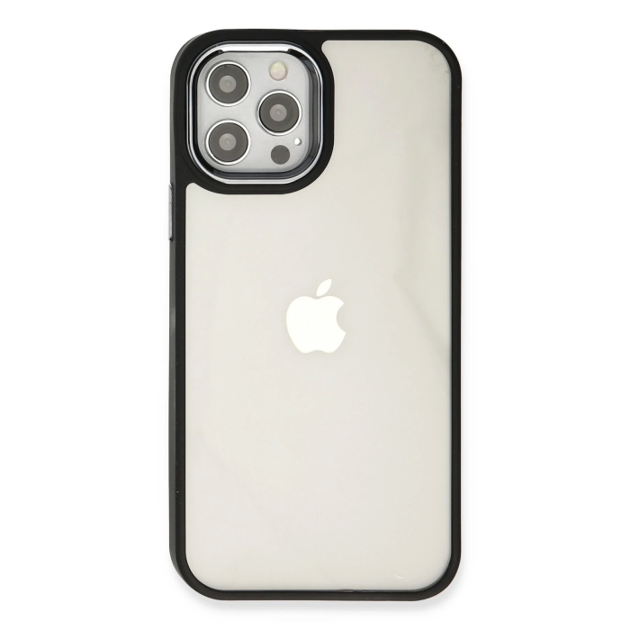 BFS  iPhone 12 Pro Max Kılıf Dora Kapak - Siyah