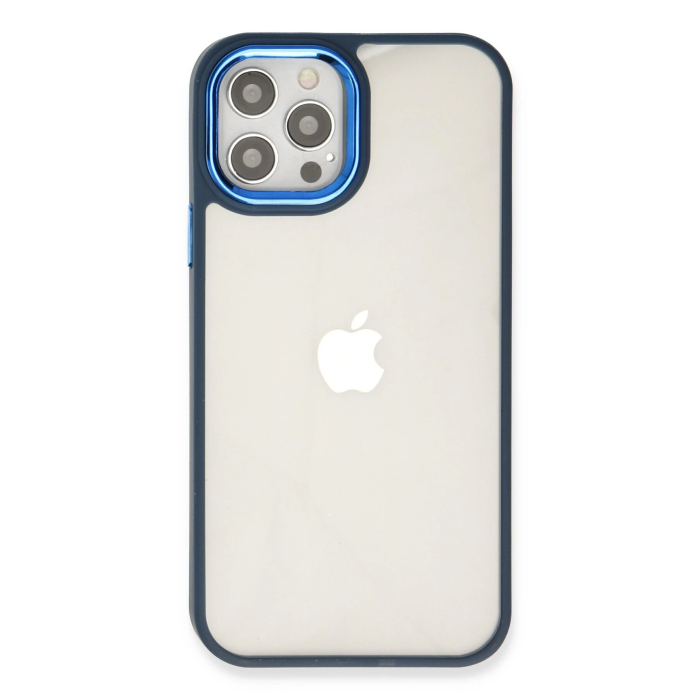 BFS  iPhone 12 Pro Max Kılıf Dora Kapak - Mavi
