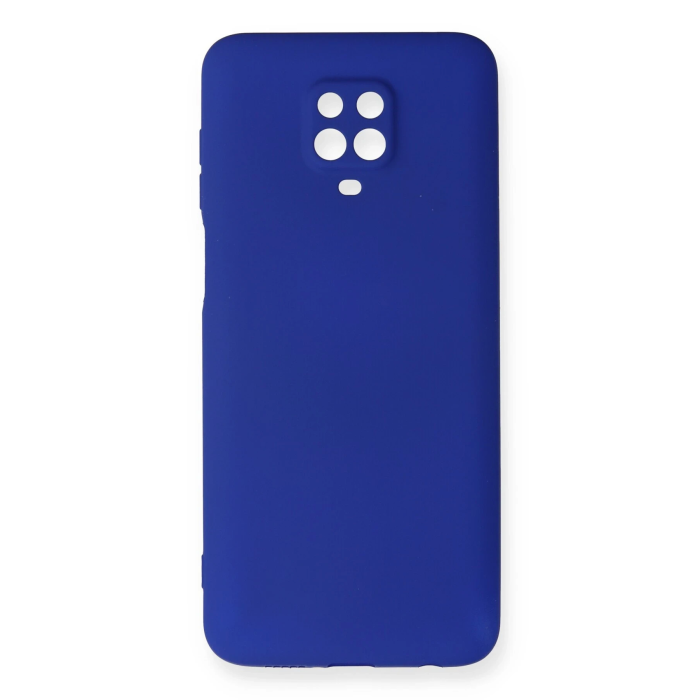 BFS  Xiaomi Redmi Note 9 Pro Kılıf First Silikon - Lacivert