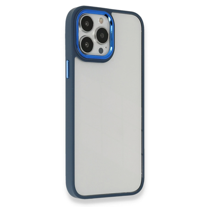 BFS  iPhone 13 Pro Kılıf Dora Kapak - Mavi
